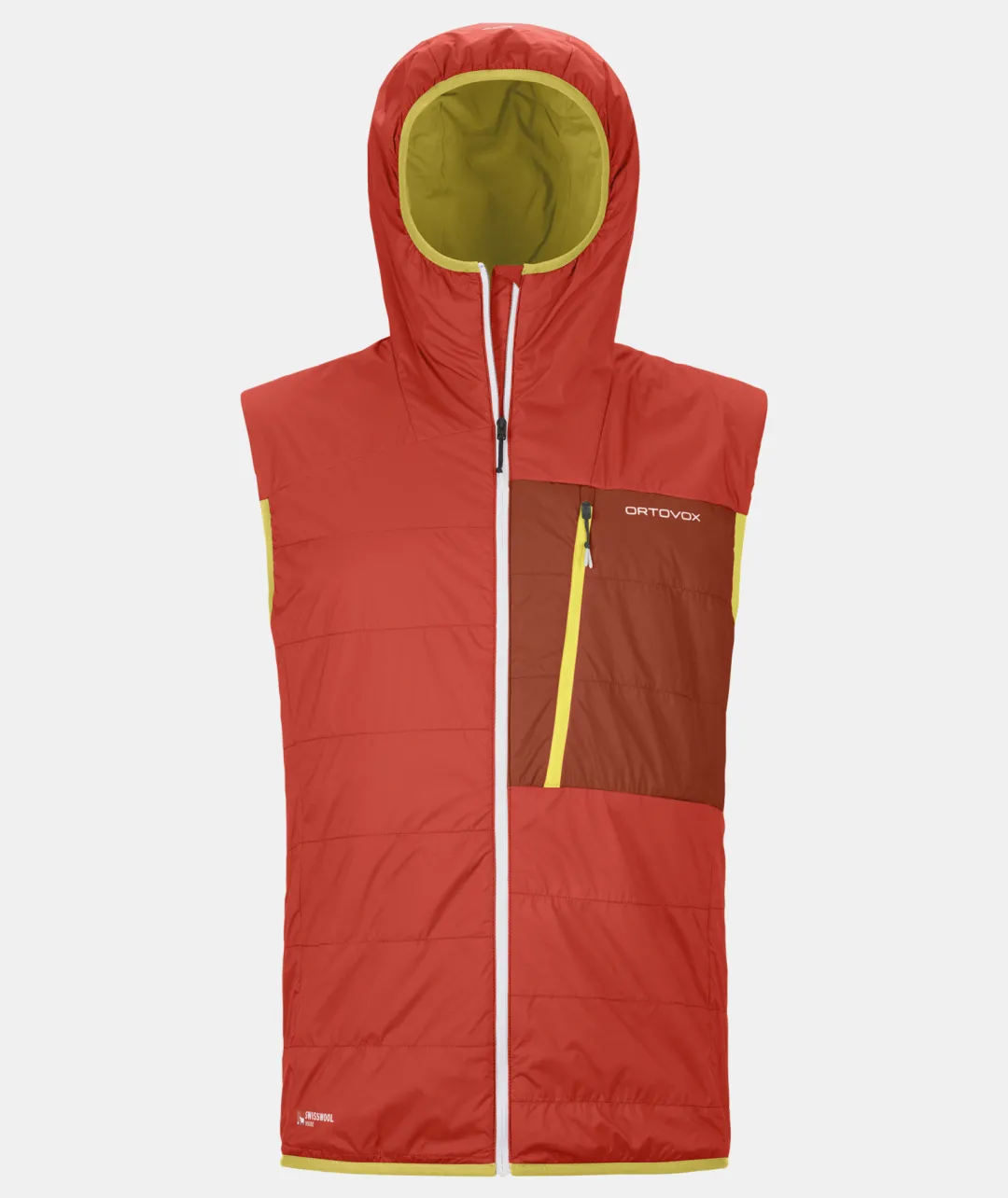 ORTOVOX Jacken & Westen^SWISSWOOL PIZ DUAN VEST M cengiarossa