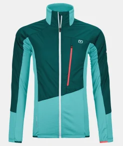 ORTOVOX Jacken & Westen^WESTALPEN SWISSWOOL HYBRID JACKET W pacificgreen