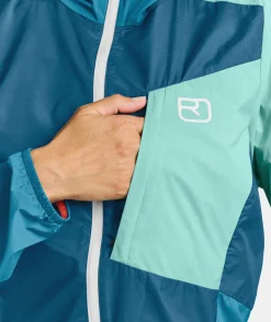 ORTOVOX Jacken & Westen^WINDBREAKER JACKET W petrolblue